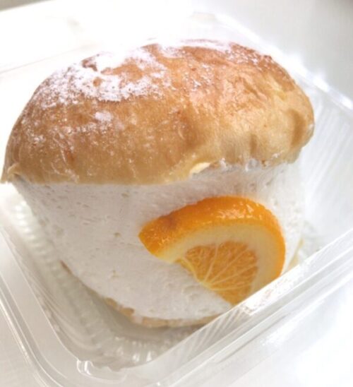 オレンジのマリトッツォ