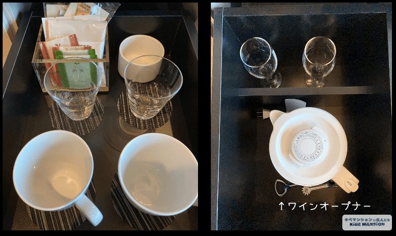 三井ガーデンホテル横浜みなとみらいプレミア_カップとグラス